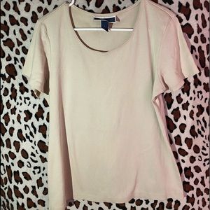 Beige Short Sleeve Shirt